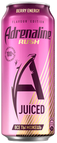 Энергетический напиток Adrenalin Rush Juiced ягодный микс